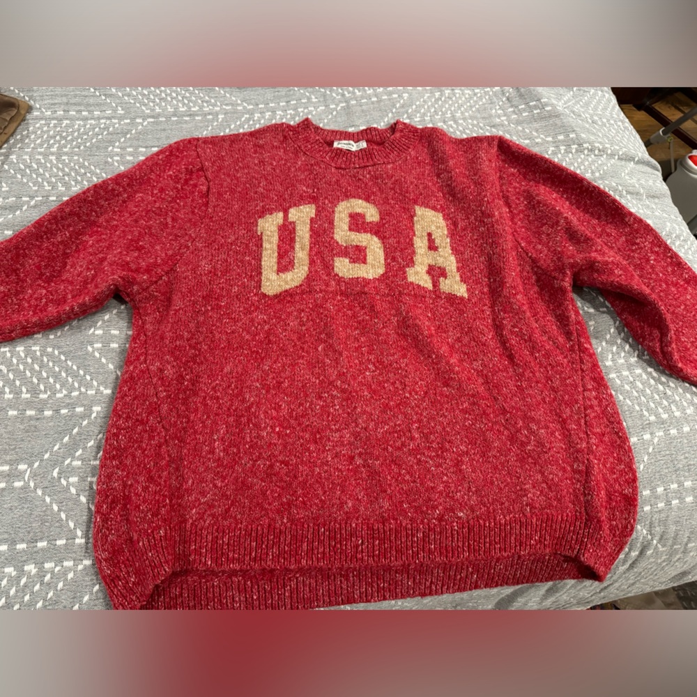 ASOS marled USA sweater